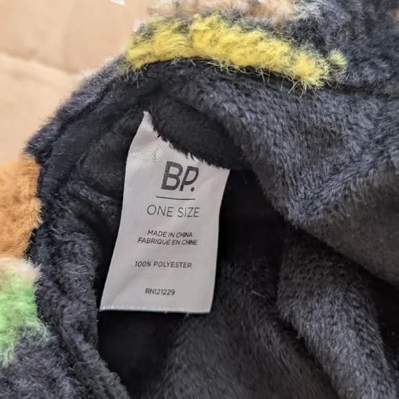 BP. Nordstrom Multi-Color Faux Fur Beret - One Size - Picture 2 of 4